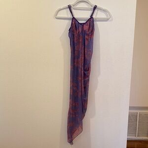 Purple and Pink Sheer Sleep Dress